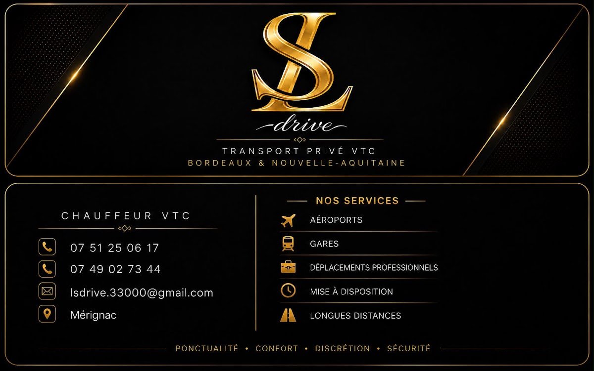 Réserver chauffeur Mérignac : Contact VTC Mérignac